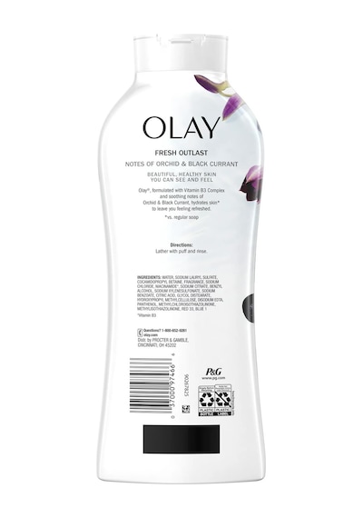 Olay Fresh Outlast Orchid & Black Currant Vücut Şampuanı 650ML