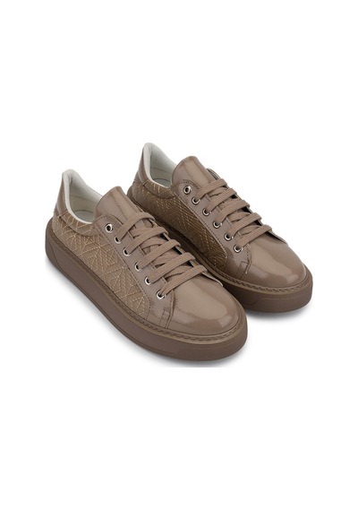 Tamer Tanca Kadın Suni Deri Bej Sneakers & Spor Ayakkabı 817 9878 Bn Ayk Sk25-26 Nude Rgn Bej