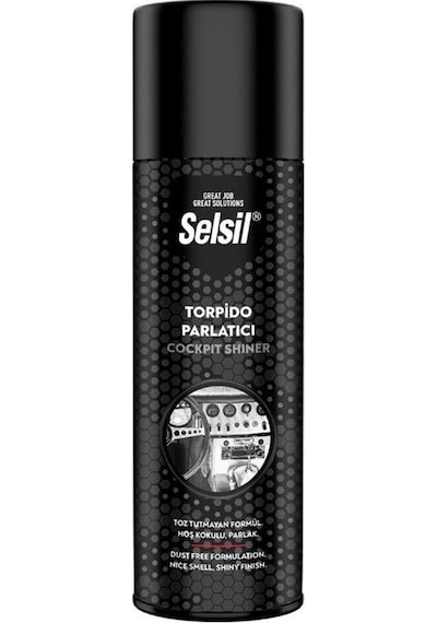 Selsil Oto İç Bakım Seti 4 Parça Klima-torpido-kemer-silikon Spreyi