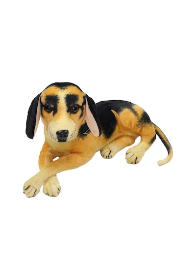 Sevimli Peluş Sesli Köpek 30 Cm - Uyku Ve Oyun Arkadaşı Peluş Oyuncak SARI