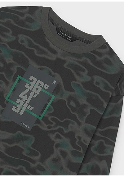 Mayoral Kış Sezon Erkek Çocuk Uzun Kol Tshirt - Siyah