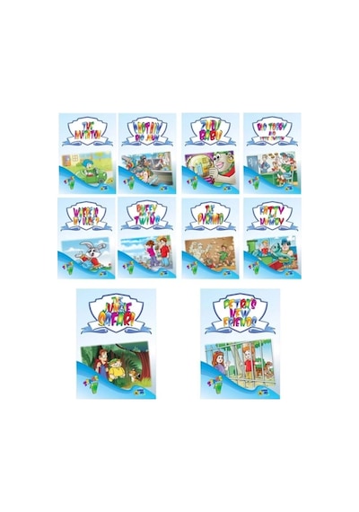 Readers Stage 1 İngilizce Hikaye 10 Lu Set