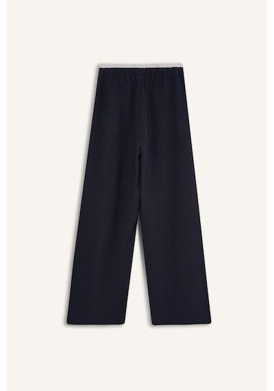 Defacto Baggy Fit Çift Cepli Normal Bel Standart Boy Tensel Pantolon G2870ax25aunv200 Lacivert