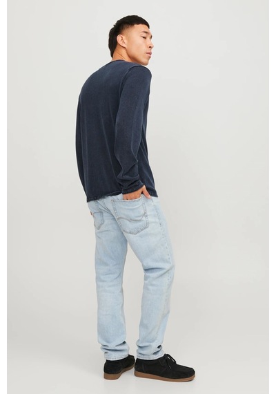 Jack & Jones Jjeleo Erkek Kazak Lacivert