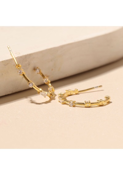 Luna Zirkon Küpe 717051 Gold