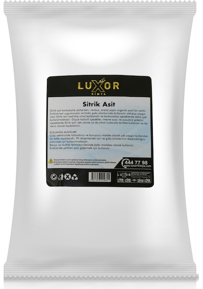 Luxor Kimya Sitrik Asit 25 Kg
