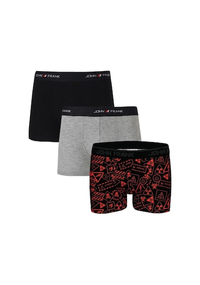 John Frank Logolu Pamuklu 3'lü Paket Boxer Erkek Boxer Jfbs3 Lacivert-gri-sturuncu John Frank Logolu Pamuklu 3'lü Paket Boxer Erkek Boxer Jfbs3 Lacivert-gri-sturuncu