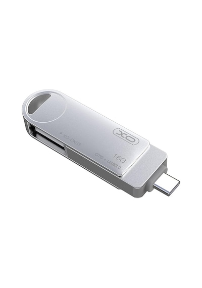 Dk03 Type-c Otg Usb Bellek, Yüksek Hızlı Okuma/yazma, Usb 3.0 Ve Type-c, Metal Alaşım, Döner Ta Standart