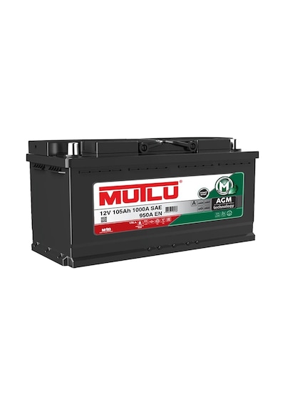 L6.105.095.a - Agm Start-stop Akü 394 175 190 Mm 105ah 950 A En 1000 A Sae - Mutlu Akü