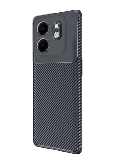 Smart 9 Kılıf Auto Focus Karbon Kapak - Lacivert Bz8683140857158