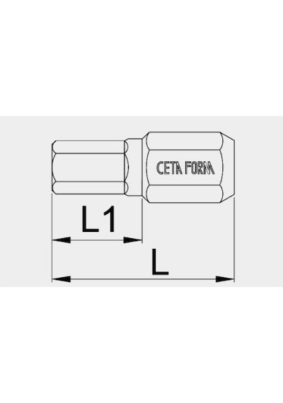 Ceta Form Cb/2012g H10 Allen Bits Uç / Kısa Tip - 12x30 MM