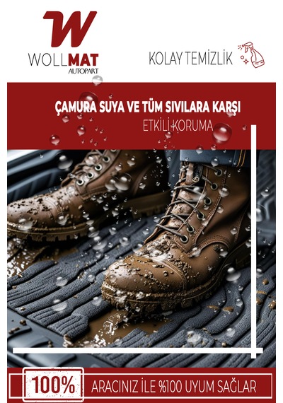 Togg Sedan T10f 2025 Ve Sonrası Uyumlu Araca Özel 3d Havuzlu Oto Paspas Seti