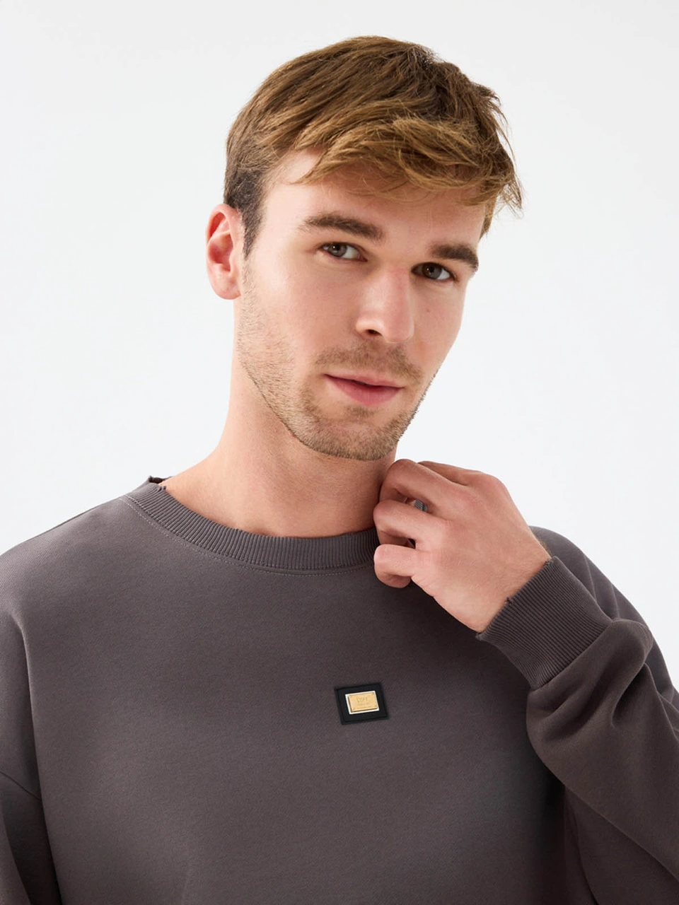 Loft Loose Fit Antrasit Erkek Sweatshirt Lf2041634 Antrasit
