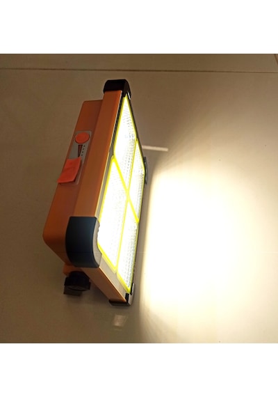 Taşınabilir Powerbanklı Solar Led Projektör Beyaz-günışığı Çakarlı Led 200w