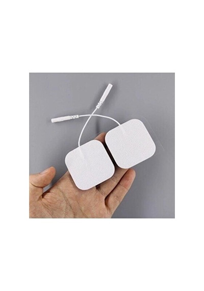 Pin Girişli 5 5 Cm Kumaş Elektrot Ems Tens Cihazı Elektrodu 20li Paket