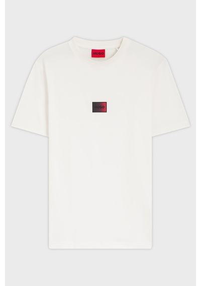 Hugo Erkek T Shirt 50553124 102 Beyaz Beyaz
