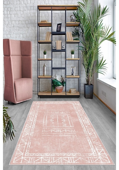 West Home Dijital Baskı Yıkanabilir Kaymaz Taban Salon Halısı Mutfak Halısı Yolluk Ve Banyo Paspası Wh 435 Rose