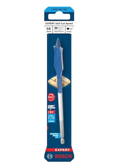 Bosch Expert 10 X 152 Mm Ahşap Yaprak Kelebek Delme Ucu 2608902087