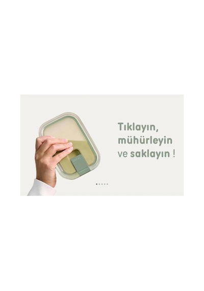 Easyclip Saklama Kabı 1000ml - Yeşil-7511