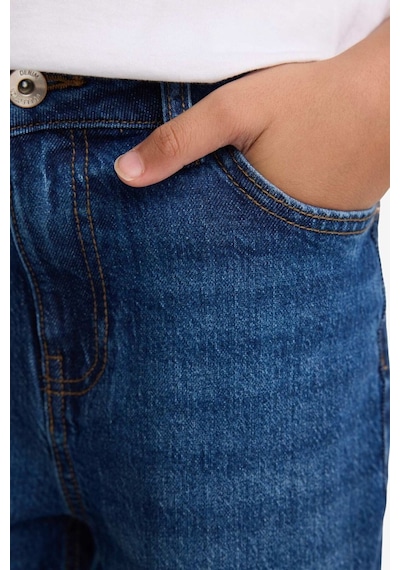 Defacto Straıght Fıt Düz Paça Jean Pantolon Erkek Çocuk F8492A826SM