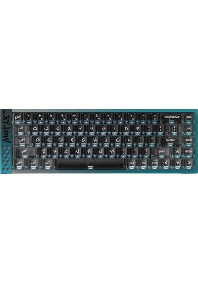 Meet68 Ultra Aurora Green %65 Omega Manyetik Switch 8k Hz He Rgb İngilizce Mekanik Gaming Klavye