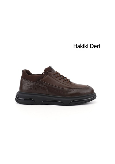 Gönderir Erkek Kahverengi Hakiki Deri Bağcıklı Ayakkabı Ddma71201421 Kahve Rengi