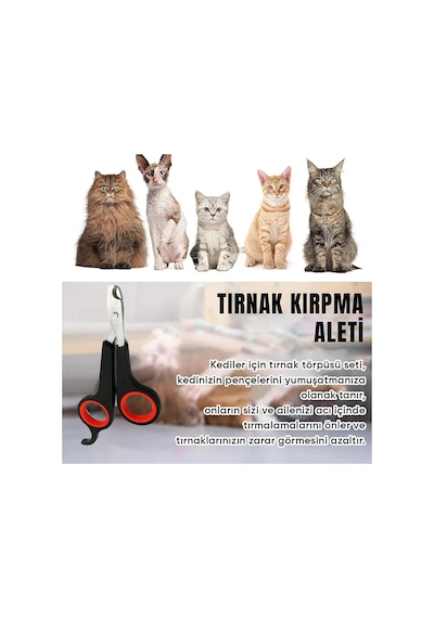 Mucit Home Evcil Hayvanlar İçin Tırnak Makası/ Kedi Köpek Pet Tırnak Makası