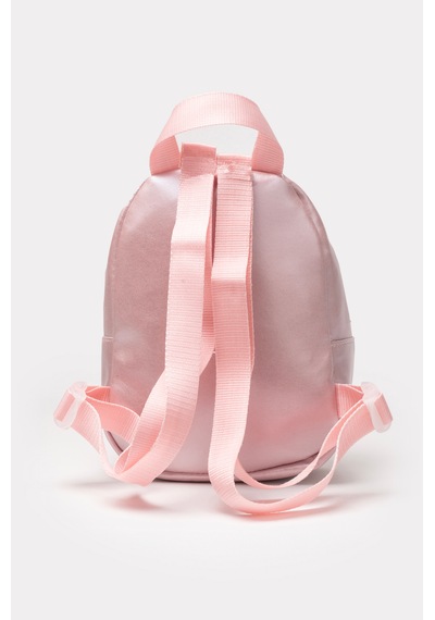 İcone Bag Kız Çocuk Kalp Nakışlı Orta Boy Sırt Çantası Pembe
