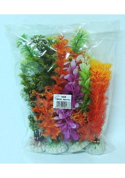 Plastik Akvaryum Bitkisi 6 Lı