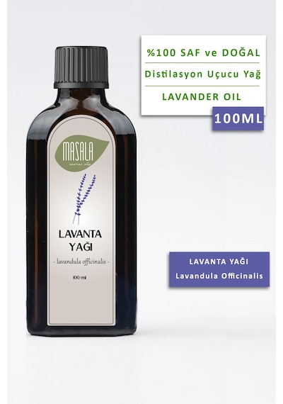 Masala Saf Lavanta Yağı Lavender Oil 100 ML