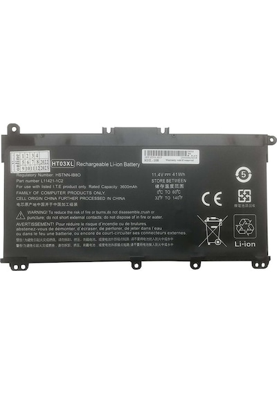 258 G7 Serisi Hp Model Uyumlu Ht03xl, Ht03041xl, Hto3041xl Uyumlu Notebook Batarya