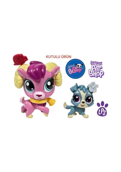 Miniş Ve Yavrusu Kuzu Ve Köpek Lps Harika Özel Set Minişler Pet Shop