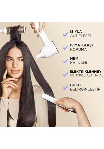 Pantene Nem Yüklemesi Heat & Glow Durulanmayan Krem 135 Ml