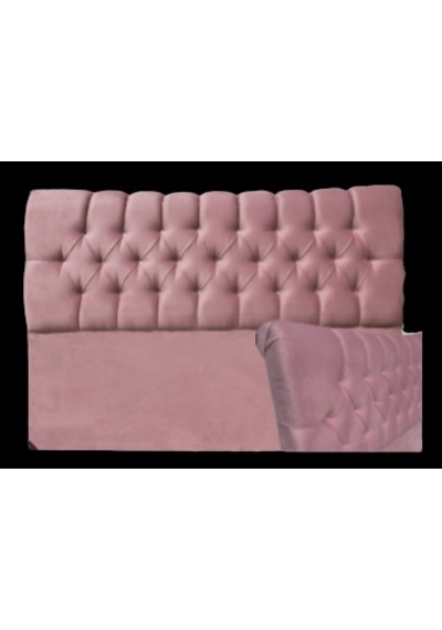 Başlık ALC VENÜS Model 150cm Baby Face Kumaş Modern Kapitone PEMBE Renk El Yapımı