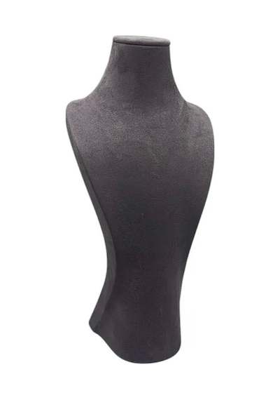 Yerli Üretim Adonis Model Sardunya Kumaş Füme Renk Boy 33 Cm Kolye Takı Sergileme Mankeni Çok Renkli