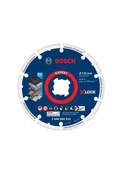 Bosch X-Lock DMW 125x22.23 mm Kesme Diski - 2608900533