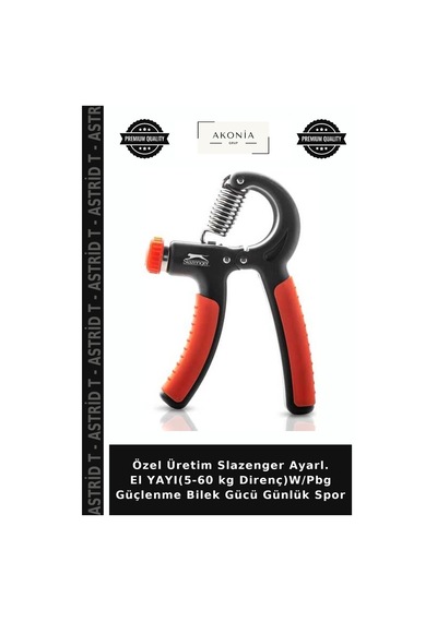 Özel Üretim Slazenger Ayarl. El Yayı 5-60 Kg Direnç W/pbg Güçlenme Bilek Gücü Günlük Spor Belirtilmemiş