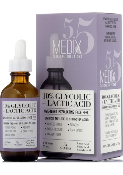 Medix 5.5 10% Glycolic + Lactic Acid Peeling Yüz Serumu 52 ML