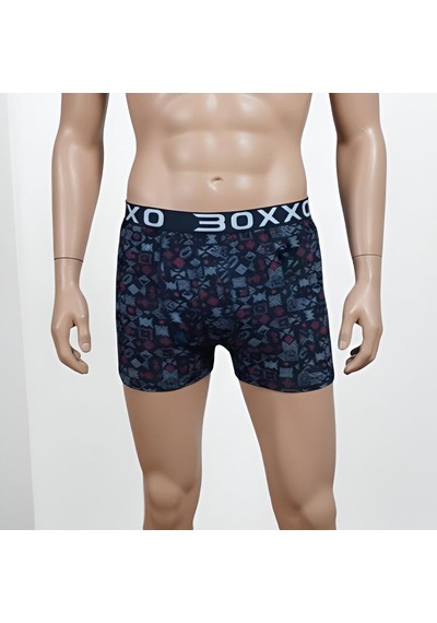 Qulothes Erkek 4'lü Pamuklu Likralı Esnek Kumaş Karışık Boxer Çok Renkli1