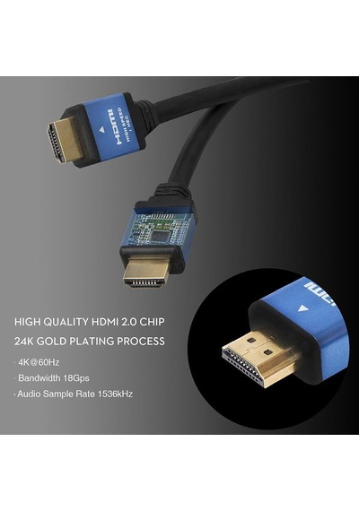 4761 Hdmi 2.0 Lcd Laptop Monitör Görüntü Kablosu 4k Uhd 1.5 Metre
