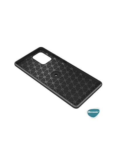 Microsonic Samsung Uyumlu Galaxy A91 Kılıf Kickstand Ring Holder