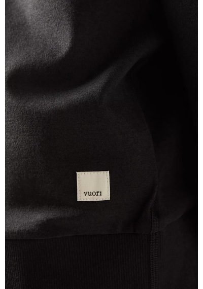Vuori Dreamknit Halo Sweatshirt, Ultra Yumuşak & Çok Yönlü Konfor Siyah