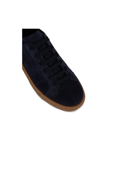 Deery Erkek Hakiki Süet Lacivert Sneaker Ayakkabı - 02018mlcvc01 Lacivert