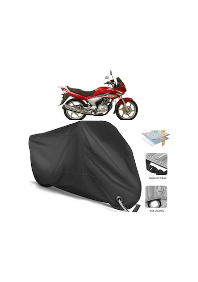 Honda Cbf 150 Motosiklet Branda (Bağlantı, Kilit Uyumlu)-Siyah (457268075)