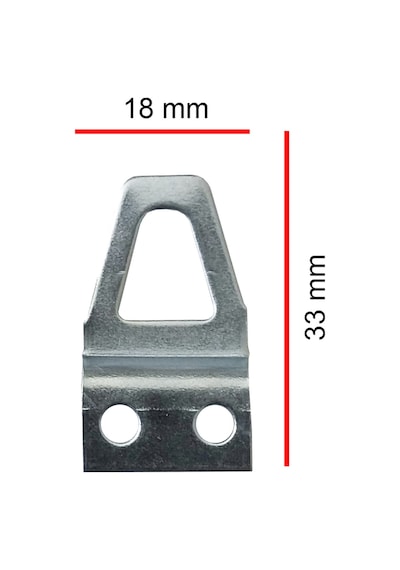 Sywoods Eğik Tablo Çerçeve Askısı 10 Adet Ve Vidaları 18X33 Mm Diğer