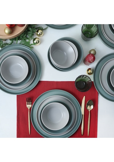 Keramika Mat Soft Nordic Yemek Takımı 24 Parça 6 Kişilik 322 - 99