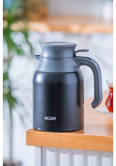 Acar Karat X Paslanmaz Çelik Termos Siyah - 1.5 L Siyah