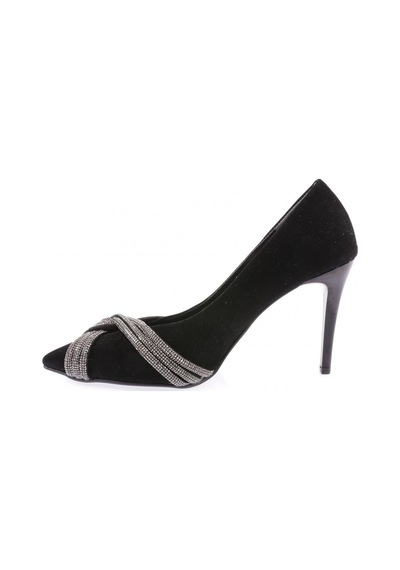 Dgn Ysf-06-23y Kadin Silver Taşli Burgu Bantli Abiye Ayakkabi YSF-06-1563-R1700