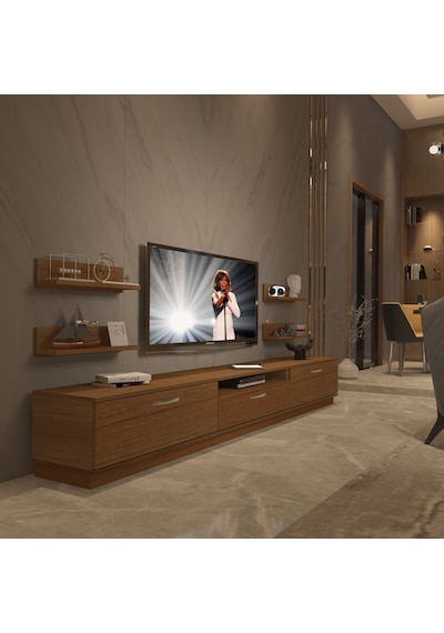 Decoraktiv Trendstyle 270r Mdf Tv Ünitesi Tv Sehpası Ceviz