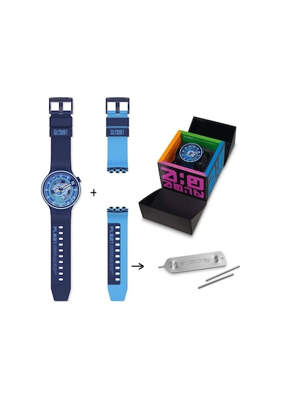 Swatch SB01N101 Unisex Kol Saati + Kordon